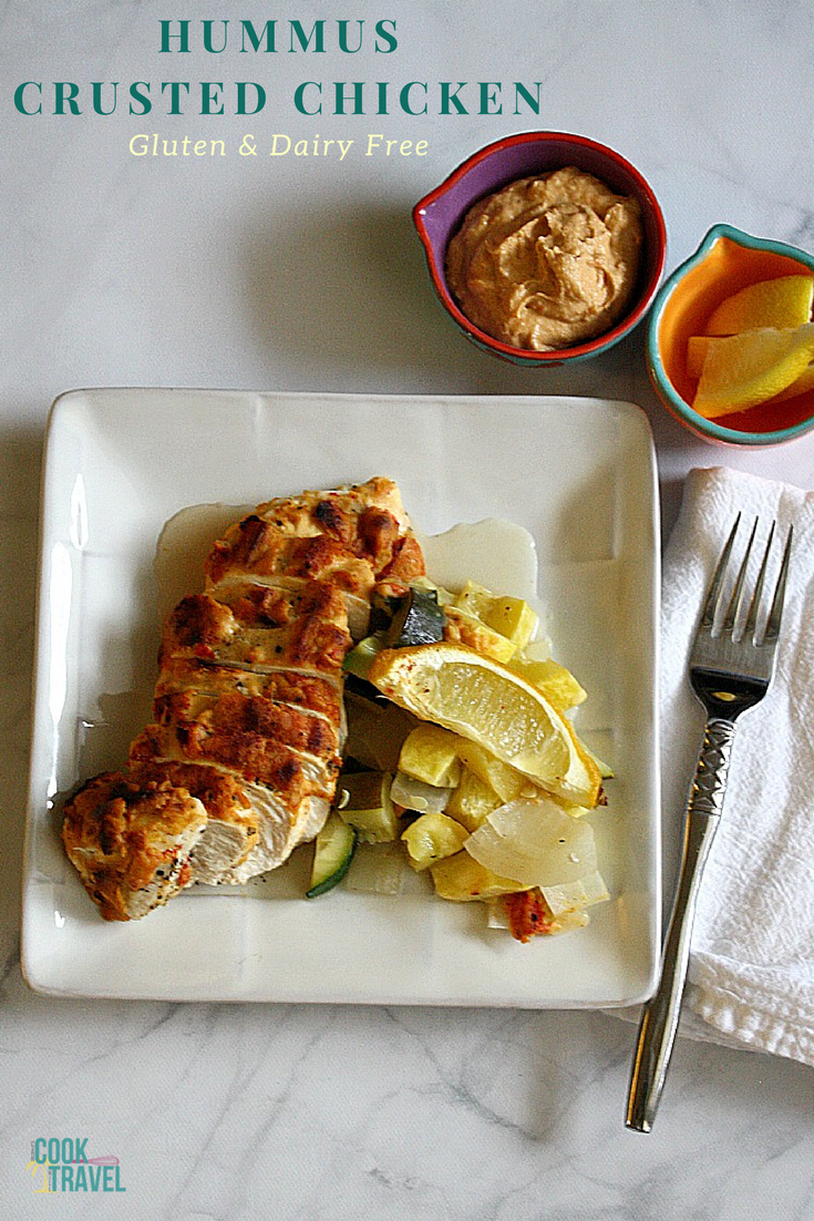 Hummus Crusted Chicken