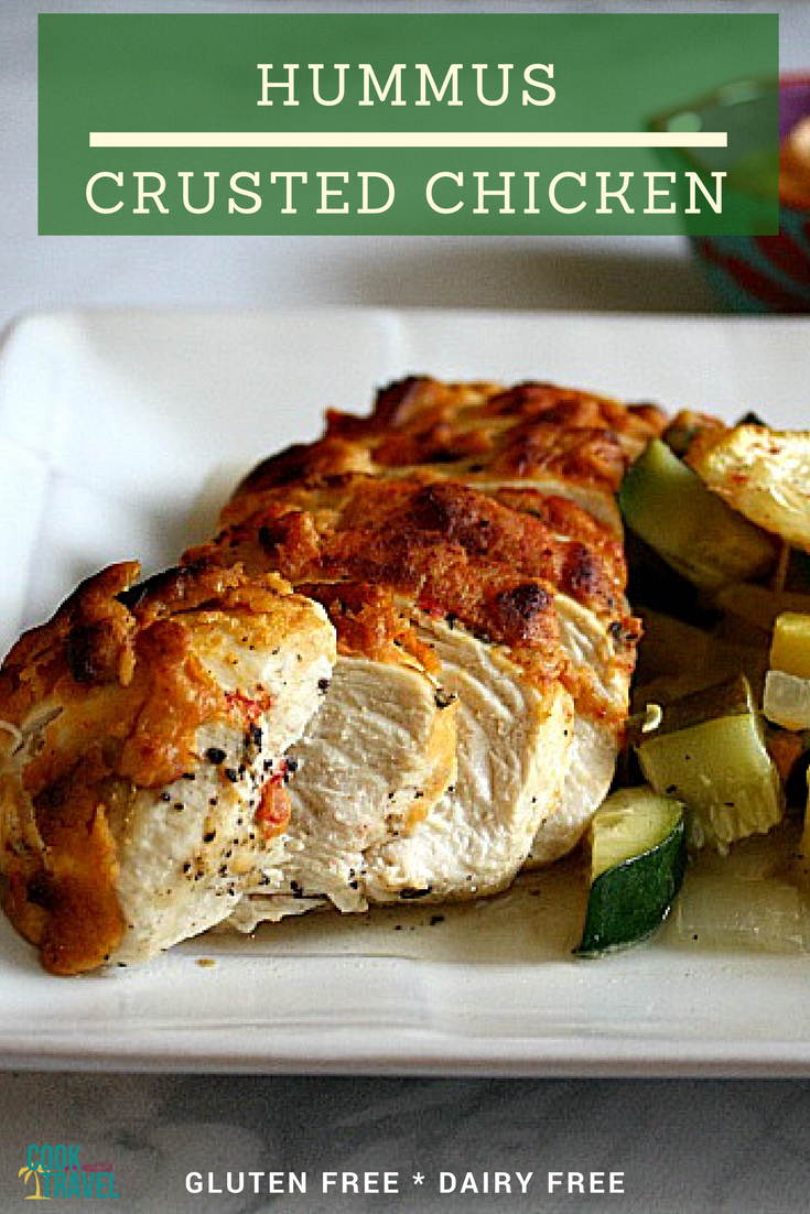 Hummus Crusted Chicken