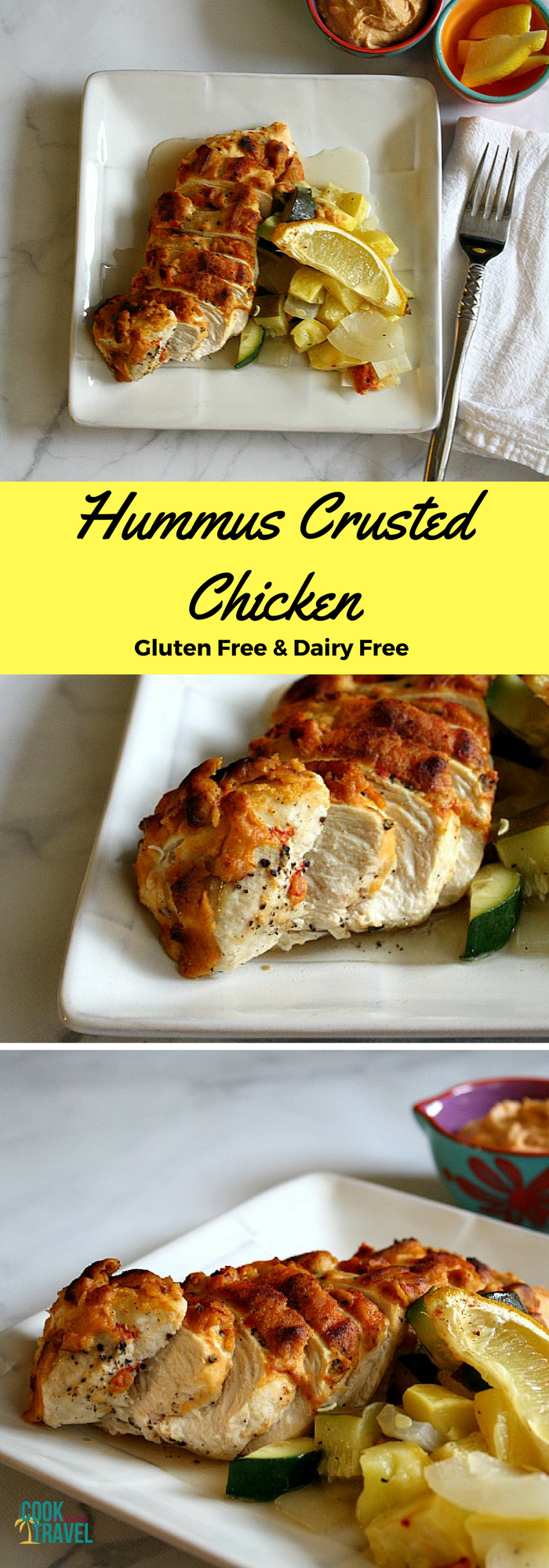 Hummus Crusted Chicken