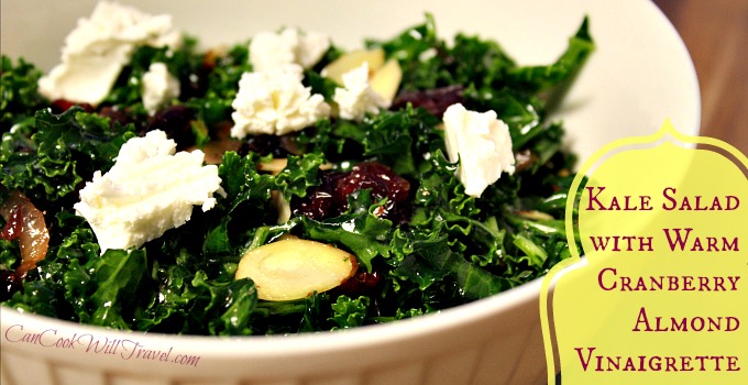 Kale Salad with Warm Cranberry Vinaigrette_Slider