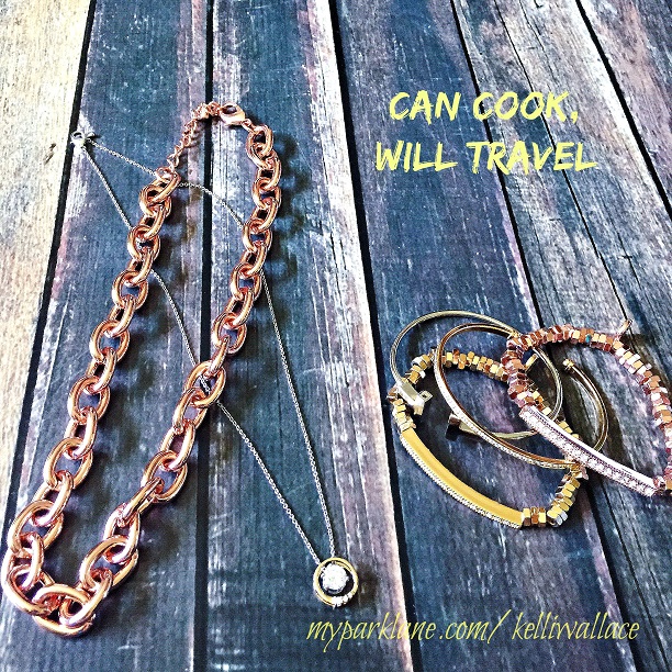 Don't leave home without these pieces that go with numerous looks: Connections necklace and bracelet in all metals, Inner Circle necklace, and the Serena, Terrific, and Encircle bracelets to wear on their own or stack them!