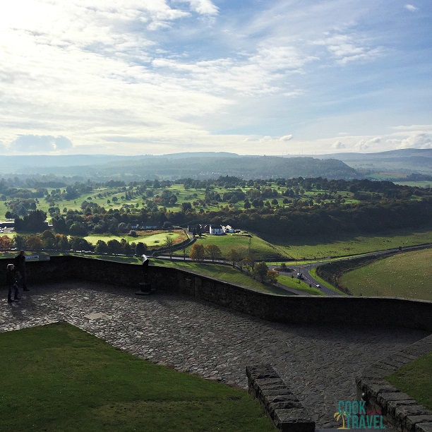 Could this view from Stirling Castle be more stunning? And yes, I took this picture - it's real, which is hard to believe because it's so beautiful. This is just a taste of the scenery that Scotland has to offer. 
