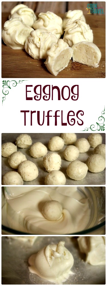 Eggnog Truffles