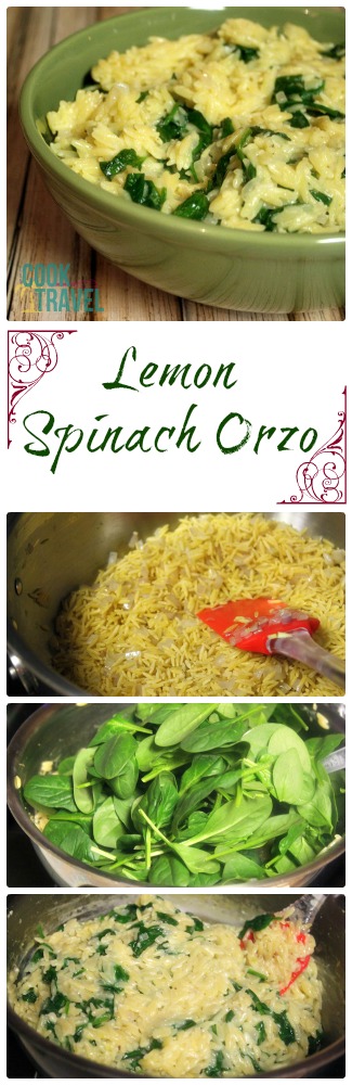 Lemon Spinach Orzo