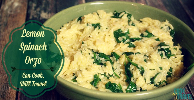 Lemon Spinach Orzotto