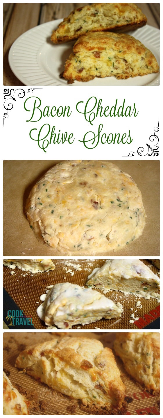 Bacon Cheddar Chive Scones