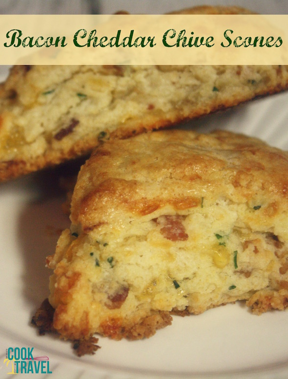 Bacon Cheddar Chive Scones