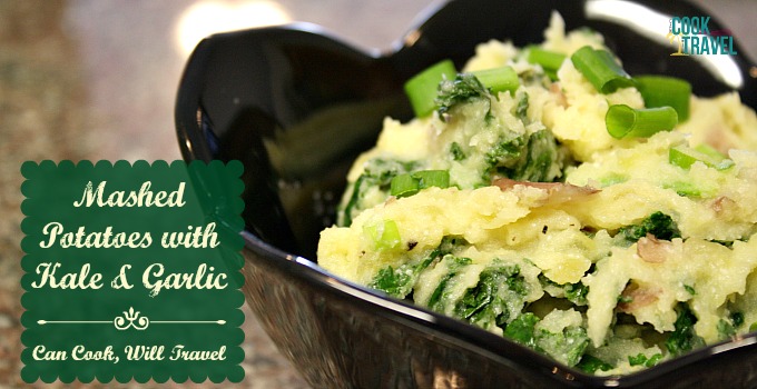 Mashed Potatoes with Kale & Garlic