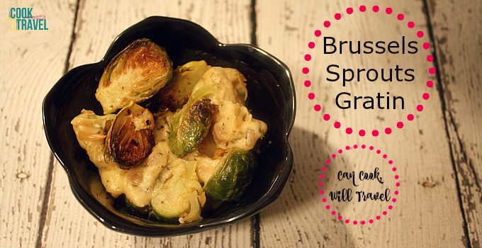 Skinny Brussels Sprouts Gratin