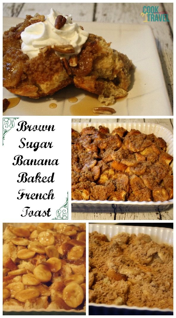 Brown Sugar Banana Baked French Toast