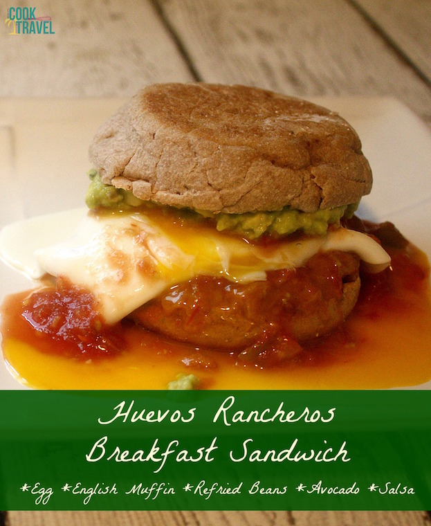 Huevos Rancheros Breakfast Sandwich