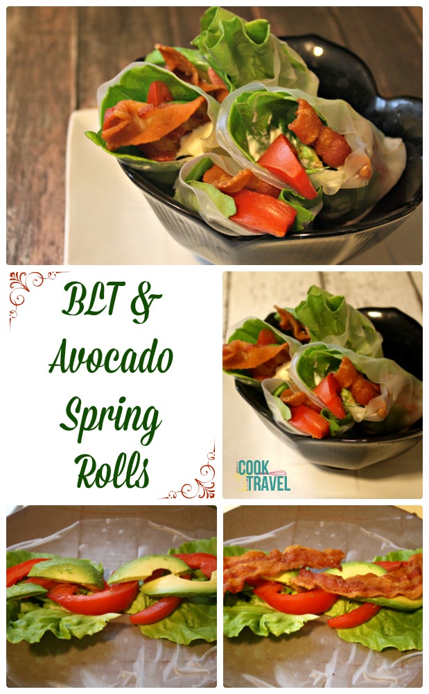 BLT Avocado Spring Rolls