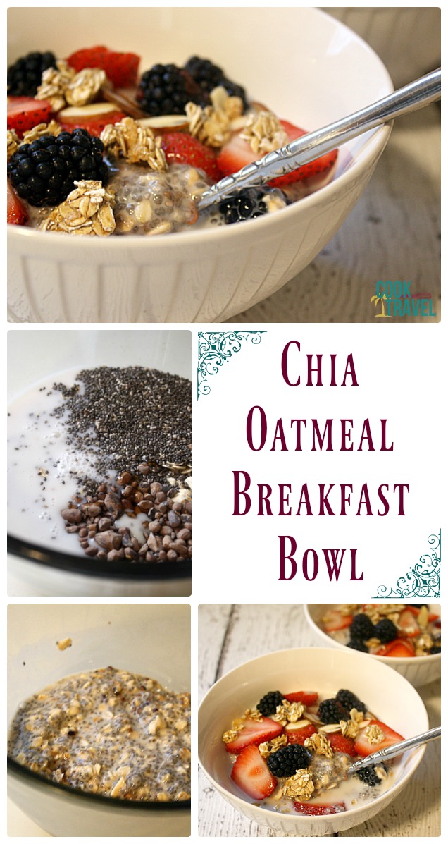 Chia Oatmeal Breakfast Bowl