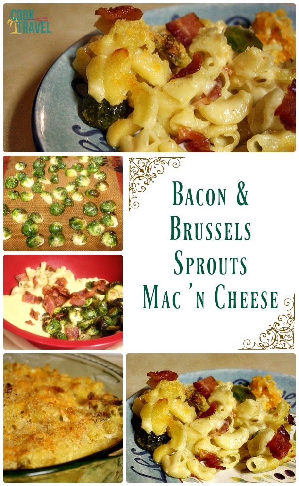 Bacon Brussels Sprouts Mac n Cheese