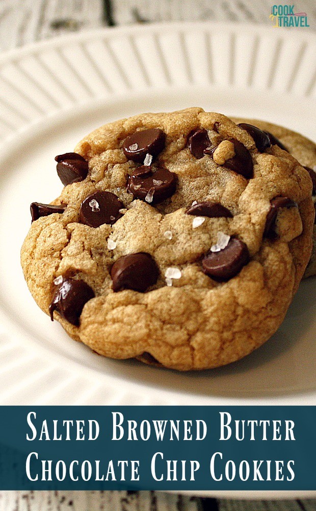 Salted Browned Butter Chocolate Chip Cookies