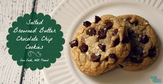 Browned Butter Salted Chocolate Chip Cookies