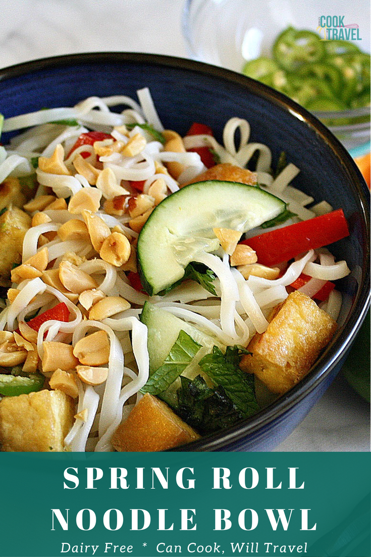 Spring Roll Noodle Bowl