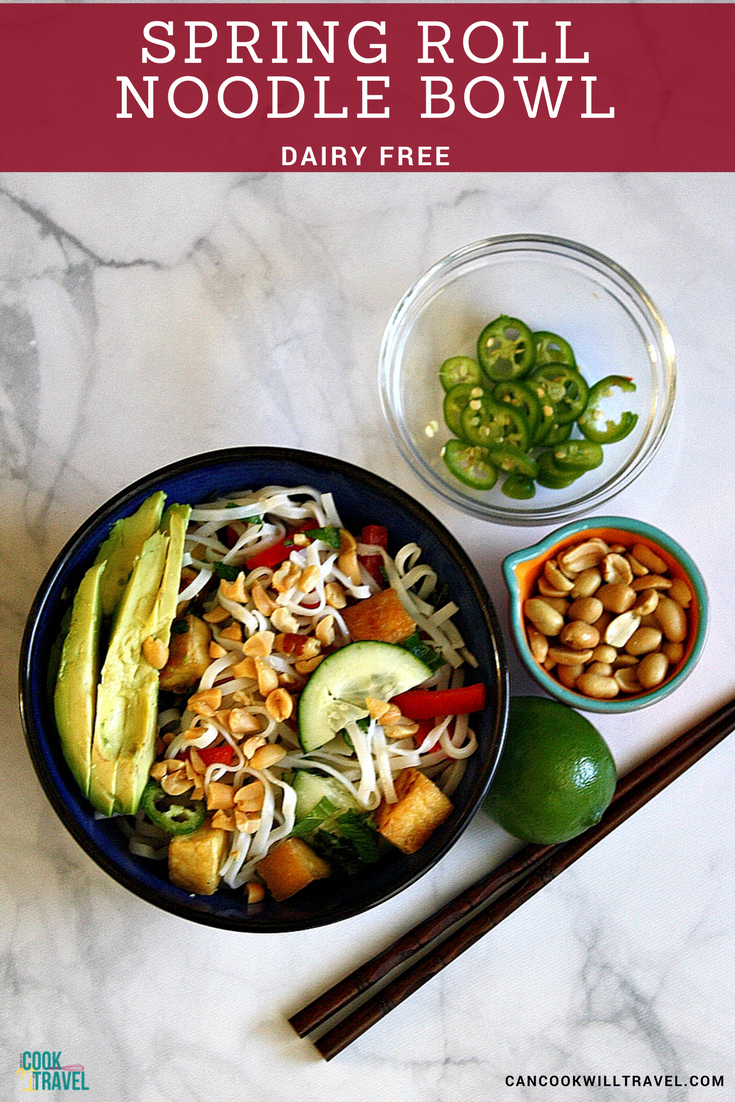 Spring Roll Noodle Bowl