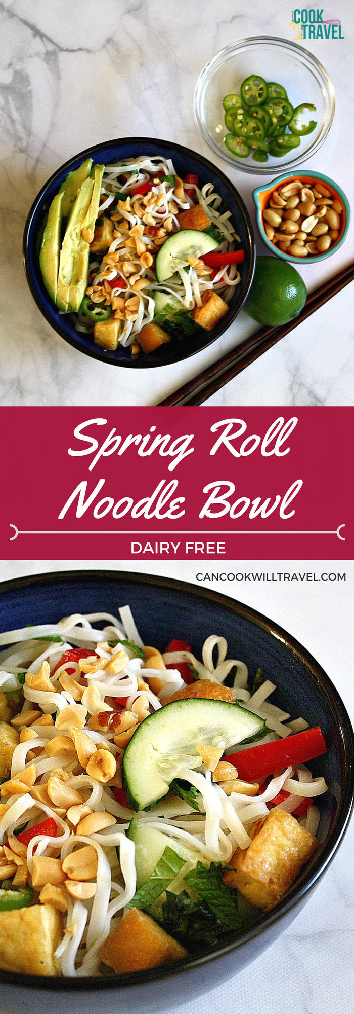 Spring Roll Noodle Bowl