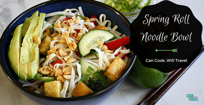 Spring Roll Noodle Bowl