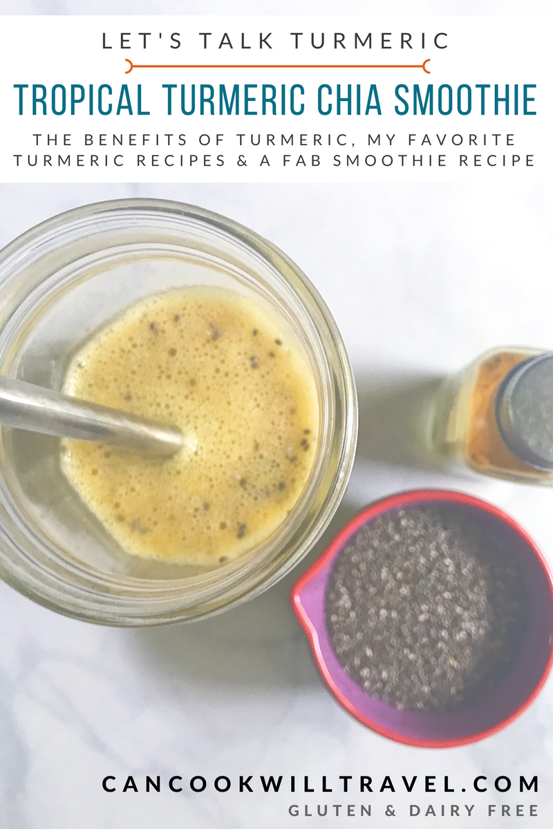 Tropical Turmeric Chia Smoothie