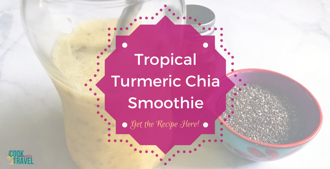 Tropical Turmeric Chia Smoothie