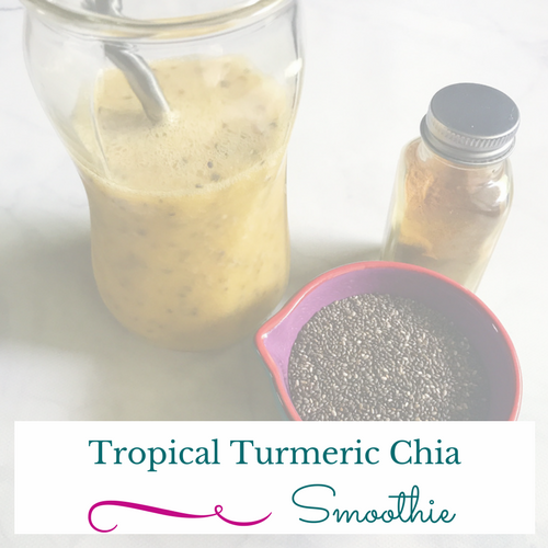 Tropical Turmeric Chia Smoothie