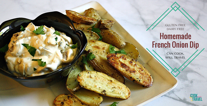 Dairy Free Homemade French Onion Dip