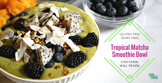 Tropical Matcha Smoothie Bowl