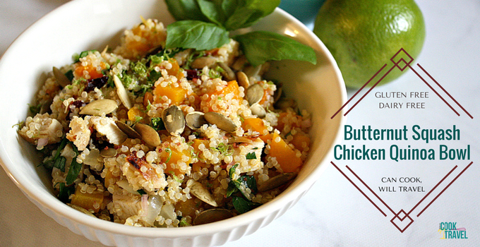 Butternut Squash Chicken Quinoa Bowl