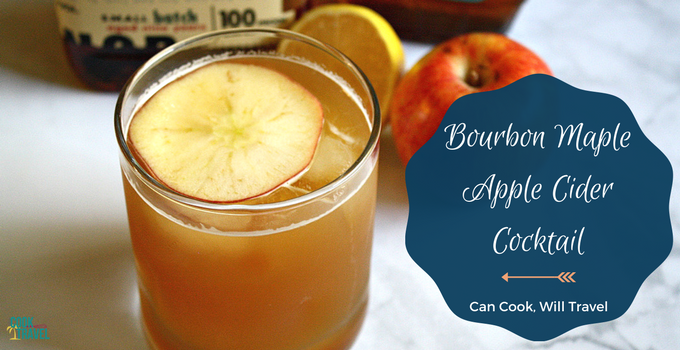 Maple Bourbon Apple Cider Cocktail