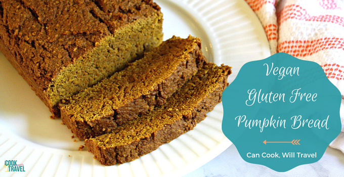 Vegan Gluten Free Pumpkin Bread