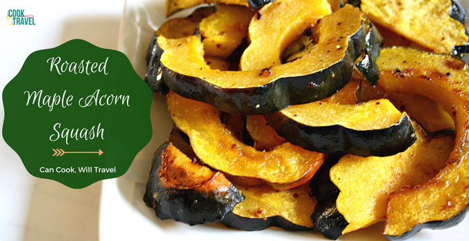 Roasted Spicy Maple Acorn Squash