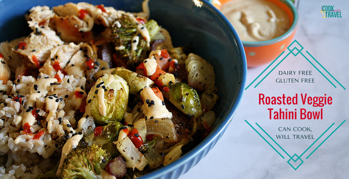 Roasted Veggie Tahini Bowl