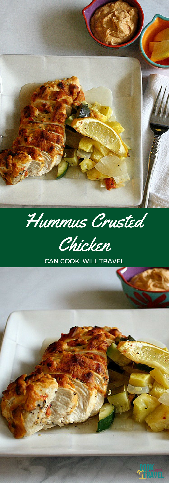 Hummus Crusted Chicken