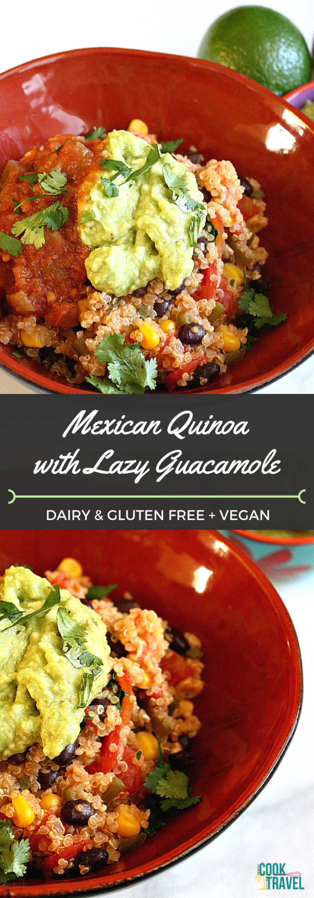 Lunchtime Gets Fancy - Mexican Quinoa and Guacamole - Can Cook, Will Travel