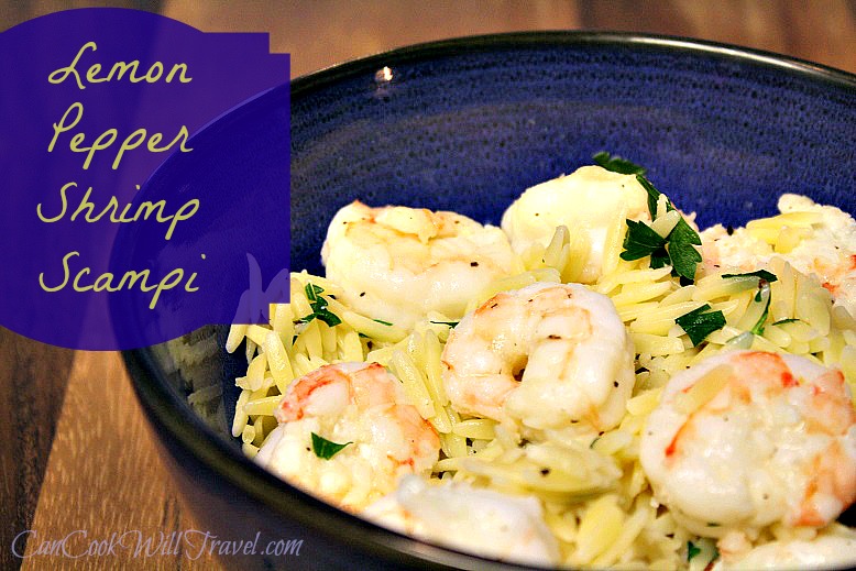 Lemon Pepper Shrimp Scampi - Can Cook, Will Travel