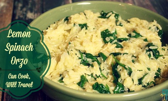 Lemon Spinach Orzotto