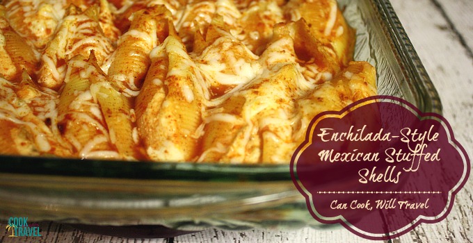 Enchilada-Style Mexican Stuffed Shells