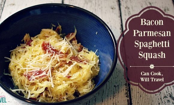 Parmesan Bacon Spaghetti Squash