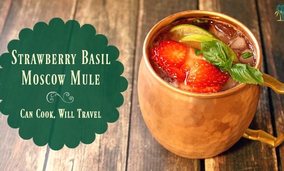 Strawberry Basil Moscow Mule