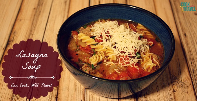 Lasagna Style Soup