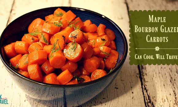 Maple Bourbon Glazed Carrots