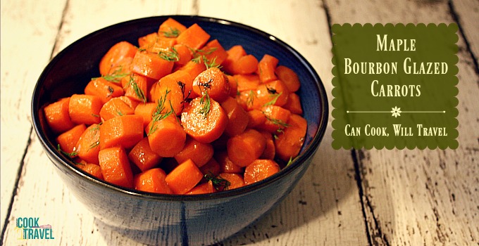 Maple Bourbon Glazed Carrots