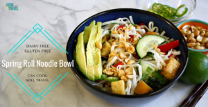 Spring Roll Inspired Noodle Bowl