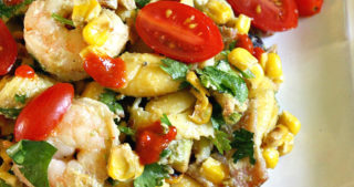 Mexican Street Corn Shrimp Pasta = Crazy Good! - Can Cook, Will Travel